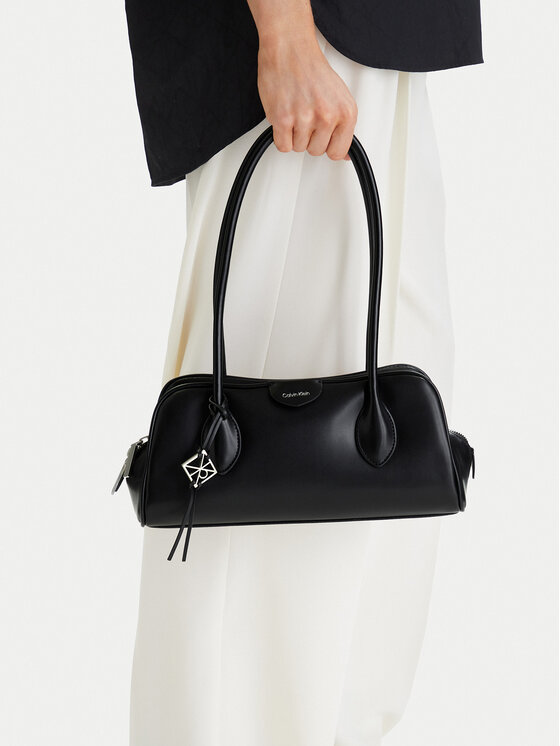 Calvin Klein Torebka Calvin Klein Emblem Trio Shoulder Bag LV04F3369G Czarny