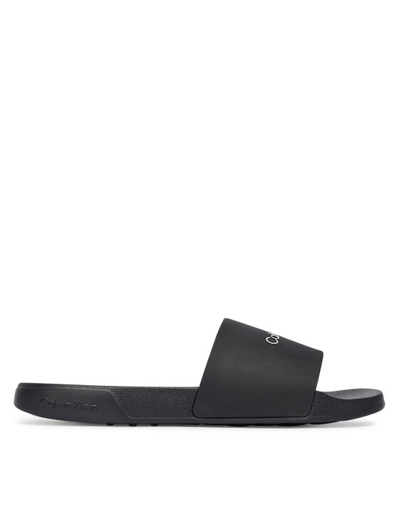 Calvin Klein Šľapky Calvin Klein Ess Slide Monobrand Cv HM0HM02107 Čierna