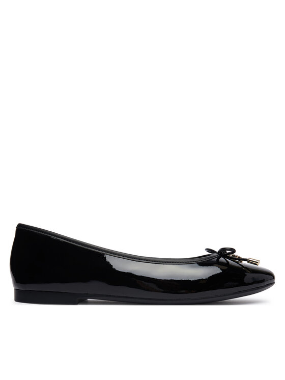 Tommy Hilfiger Balerinke Tommy Hilfiger Th Charm Patent Ballerina FW0FW09481 Črna