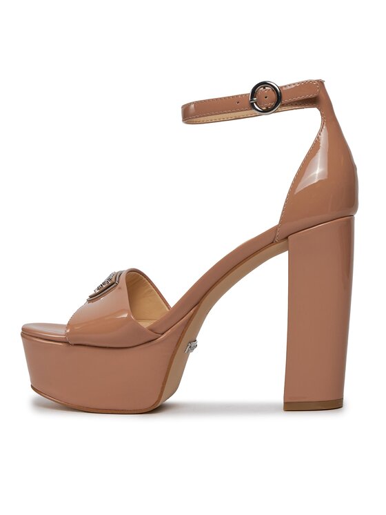 Guess Sandały Guess Seton FLPSET PAT03 Beżowy