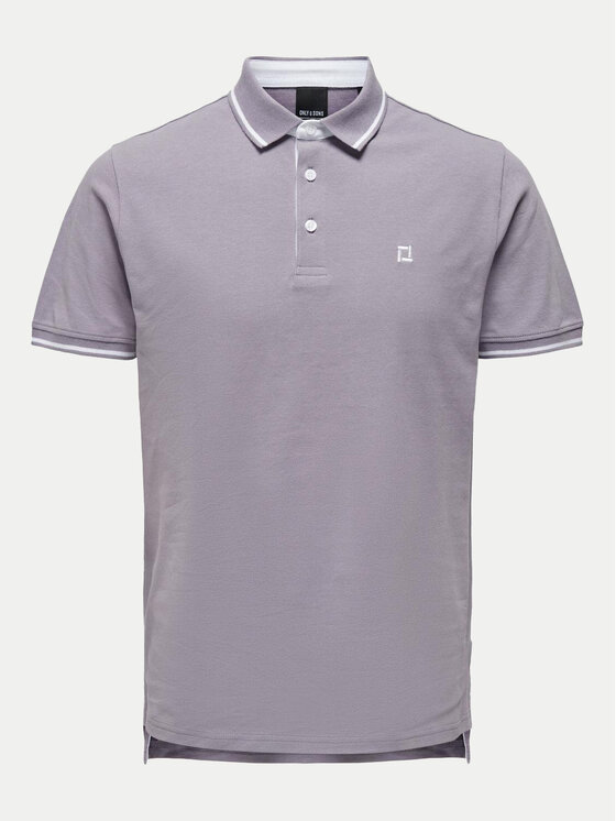 Only & Sons Only & Sons Поло Fletcher 22024827 Фіолетовий Regular Fit