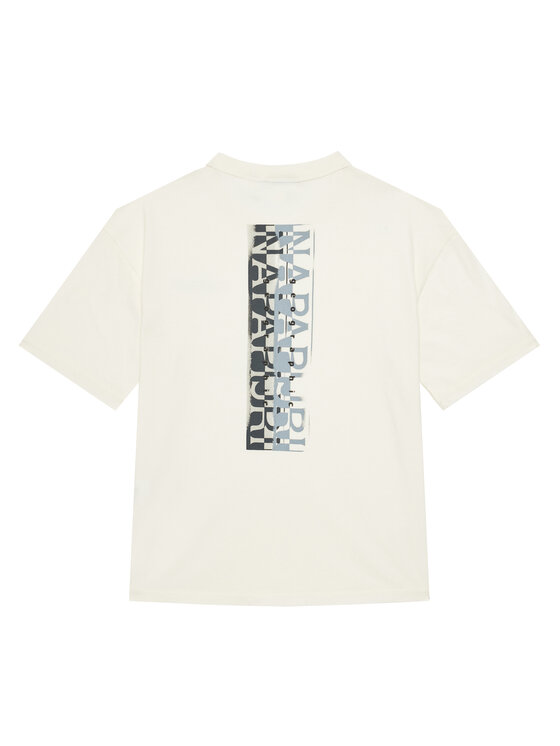 Napapijri Napapijri Футболка S-Ahr NP0A88ZO D Écru Regular Fit