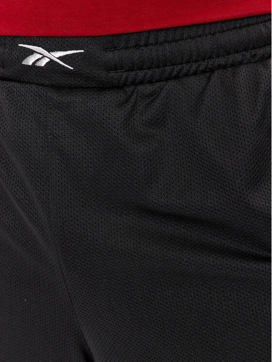 Reebok Reebok Pantalones cortos deportivos Basketball II0671 Negro Regular Fit