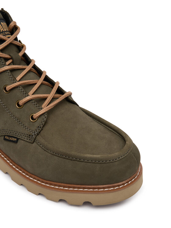 Palladium Gležnjarji Palladium Trooperlite Grit Zip 04985-325-M Temno zelena