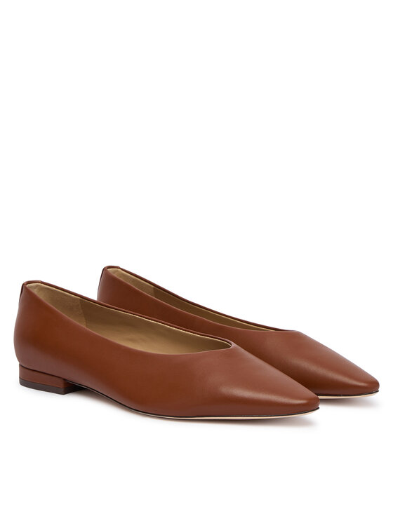LAUREN RALPH LAUREN Baleríny LAUREN RALPH LAUREN Audri 802P18411004 Hnedá