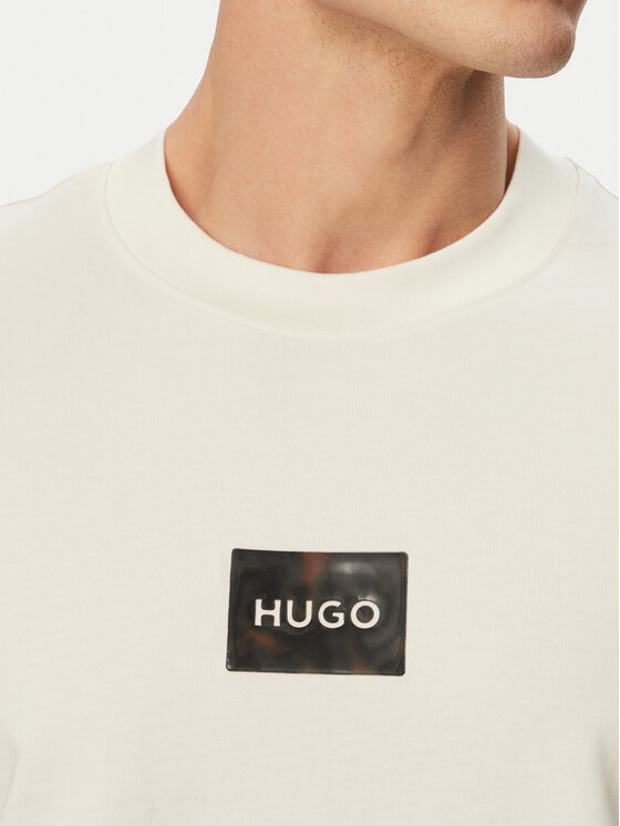 HUGO HUGO Camiseta Dumeon 50557445 Crema Regular Fit