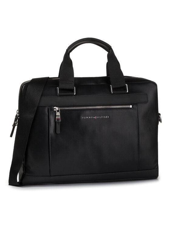 Tommy Hilfiger Laptoptáska Tommy Hilfiger Metro Computer AM0AM05439 Fekete