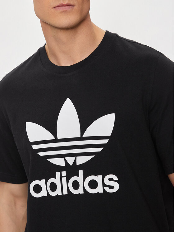 adidas adidas Футболка Adicolor Classics Trefoil T-Shirt IA4815 Чорний Regular Fit
