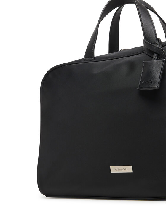 Calvin Klein Чанта за лаптоп Calvin Klein Sleek Large Commuter LV04D3144G Черен
