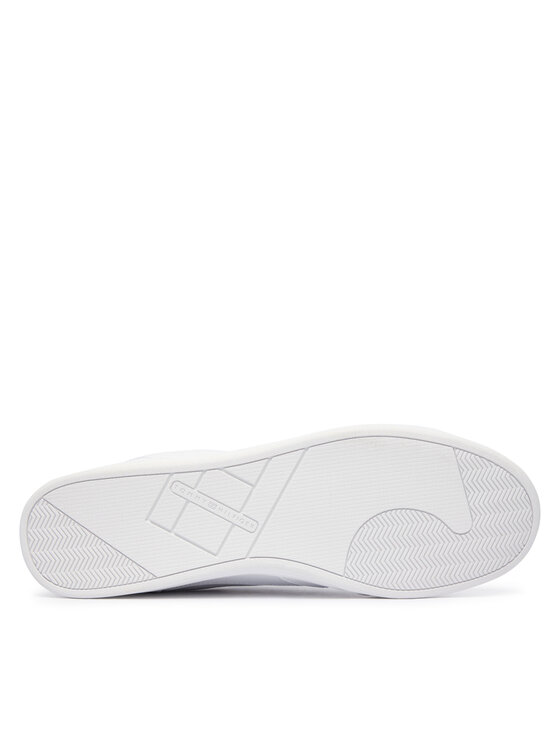 Tommy Hilfiger Sneakers Tommy Hilfiger Low Pro Cupsole Perf Leather FM0FM05944 Alb