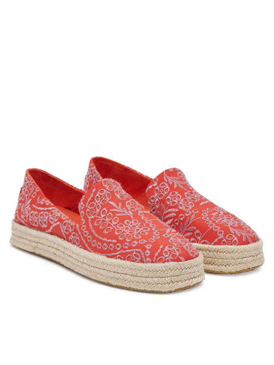 Toms Espadrile Toms Carolina  10021871 Crvena