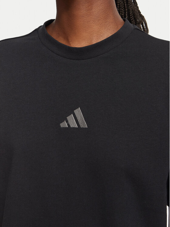 adidas adidas Camiseta Seasonal Essentials Animal Print 3-Stripes KH1550 Negro Regular Fit