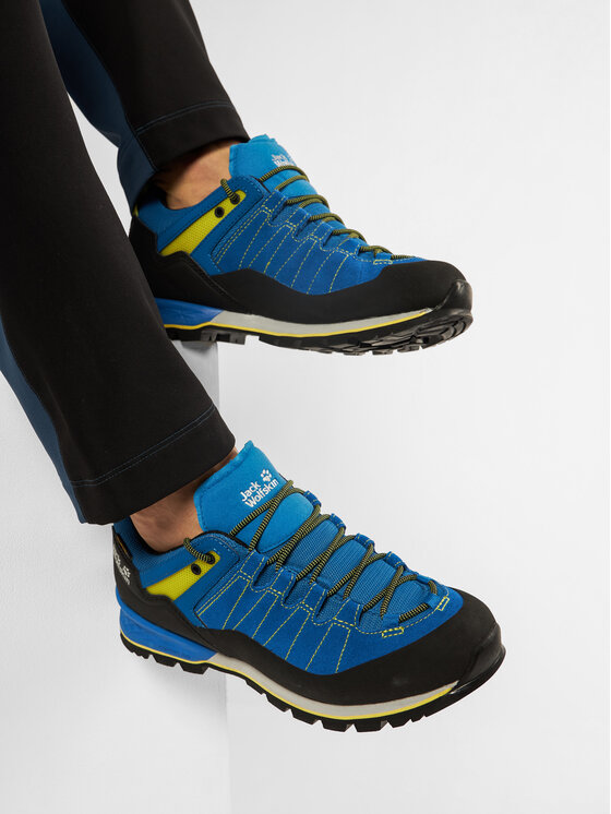 Jack Wolfskin Trekingová obuv Jack Wolfskin Scrambler Xt Texapore Low M 4035311 Modrá