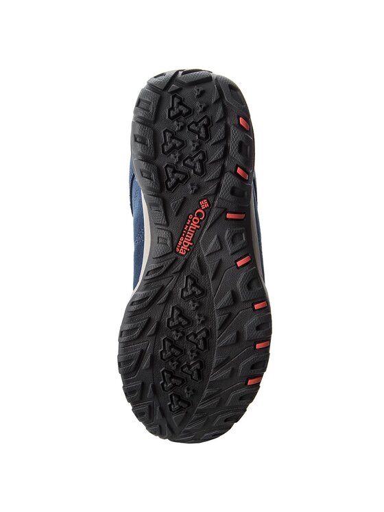 Columbia Turistiniai batai Columbia Fire Venture Low Suede Waterproof BL1715 Tamsiai mėlyna