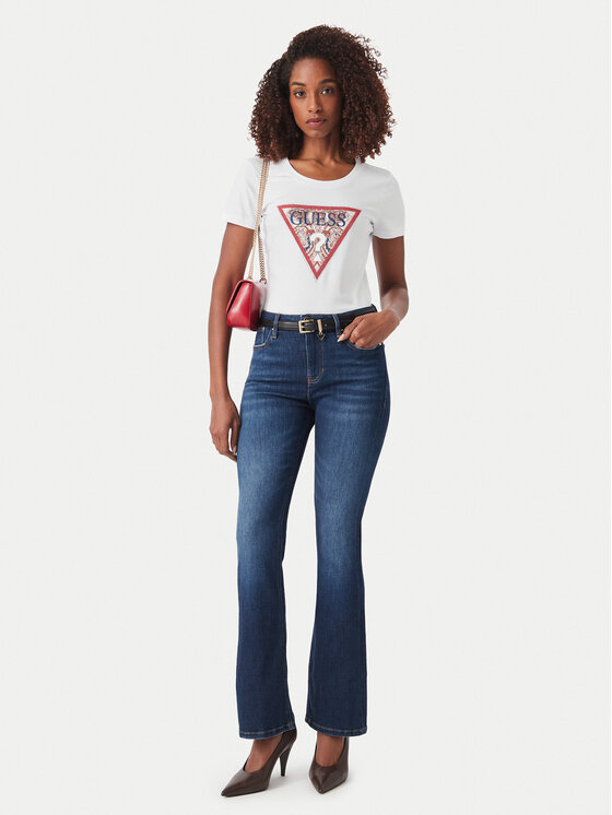 Guess Guess Футболка W6YI25 K4344 Білий Slim Fit