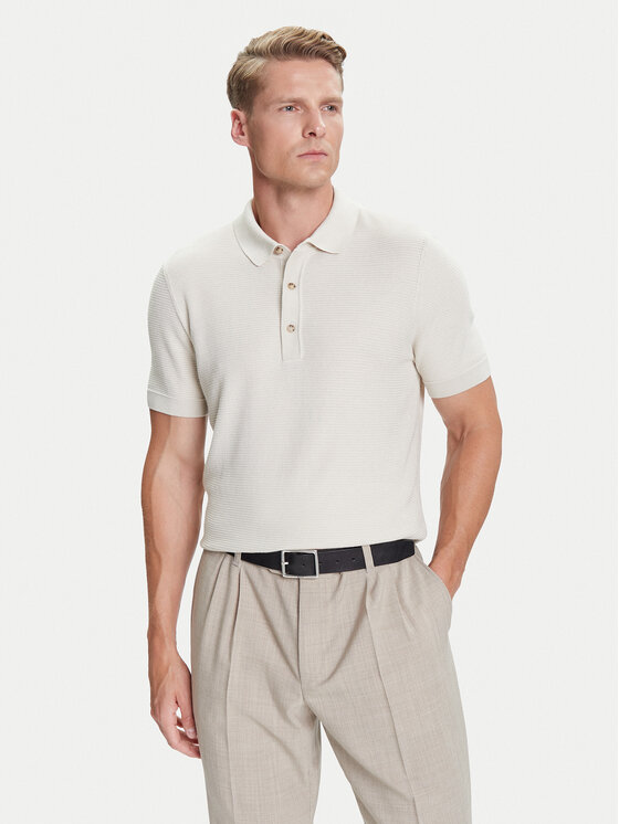 BOSS BOSS Polo H-Iannotti 50543148 Beis Regular Fit