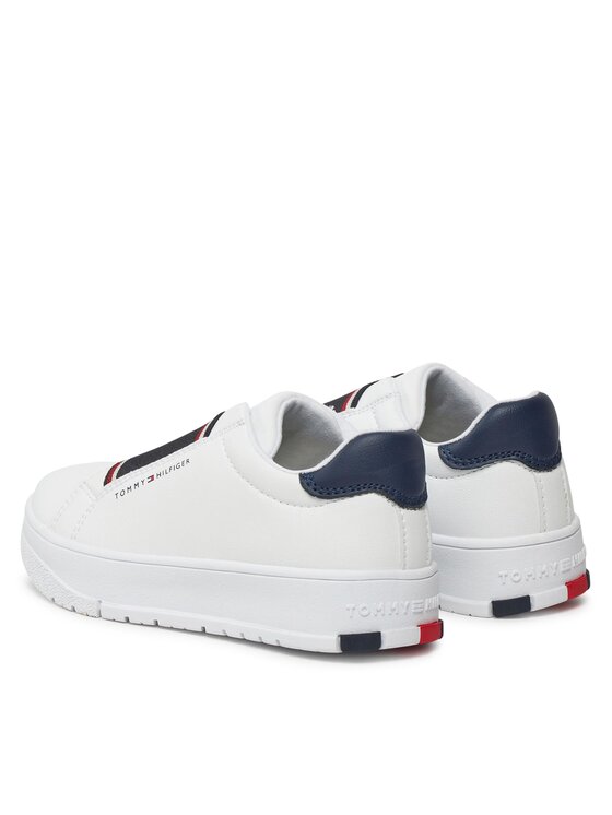 Tommy Hilfiger Tenisice Tommy Hilfiger Lace-Up Sneaker T3X9-33358-1355 M Bijela