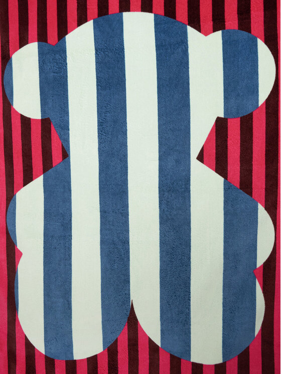 TOUS Рушник TOUS T Stripes Motifs 20024438 Голубий