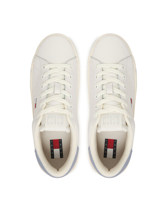 Tommy Jeans Sportcipők Tommy Jeans Tjw Script Cupsole Flatform EN0EN02961 Krém