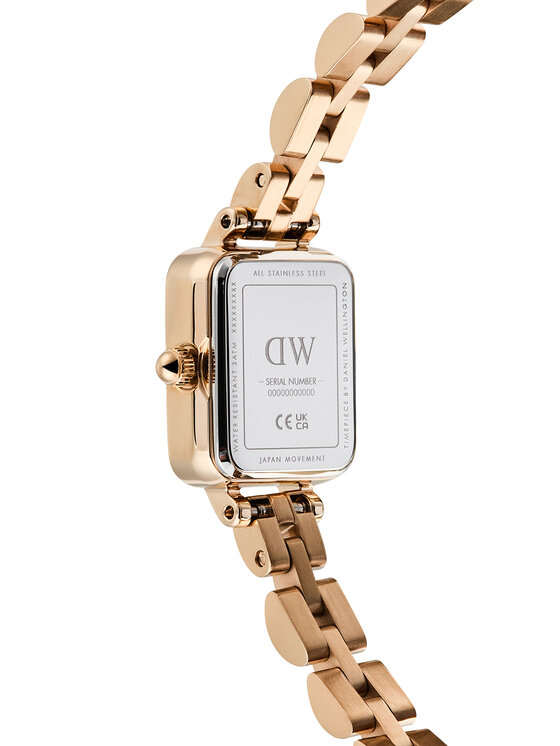 Daniel Wellington Pulkstenis Daniel Wellington Quadro Mini DW00100848 Zelta