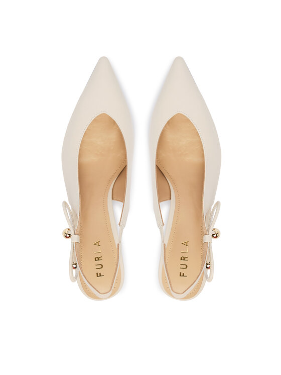 Furla Körömcipők Furla Poppy Slingback YM24FPO X30000 CN 1704S Krém