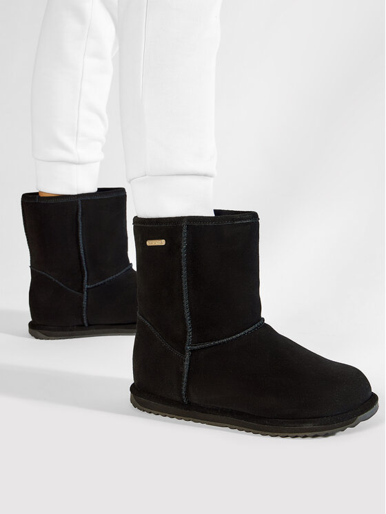 EMU Australia Snehule EMU Australia Brumby Lo Teens T10773 Čierna