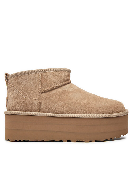 Ugg Снігоходи Ugg Classic Ultra Mini Platform 1135092 Бежевий