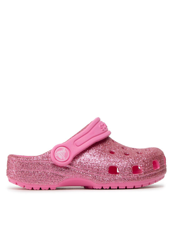 Şlapi Crocs Classic Glitter Clog T 206992 Roz | Epantofi.ro