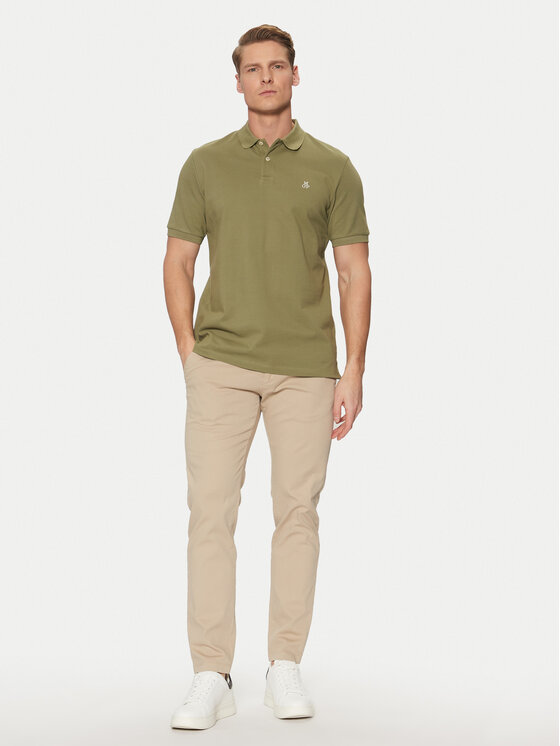 Marc O'Polo Marc O'Polo Polo B21223053092 Caqui Regular Fit