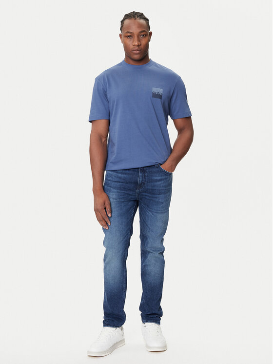 HUGO HUGO Camiseta Dusplito 50542816 Azul Relaxed Fit