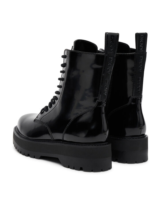 DKNY Šnurovacia obuv DKNY Batu K3511773 Čierna