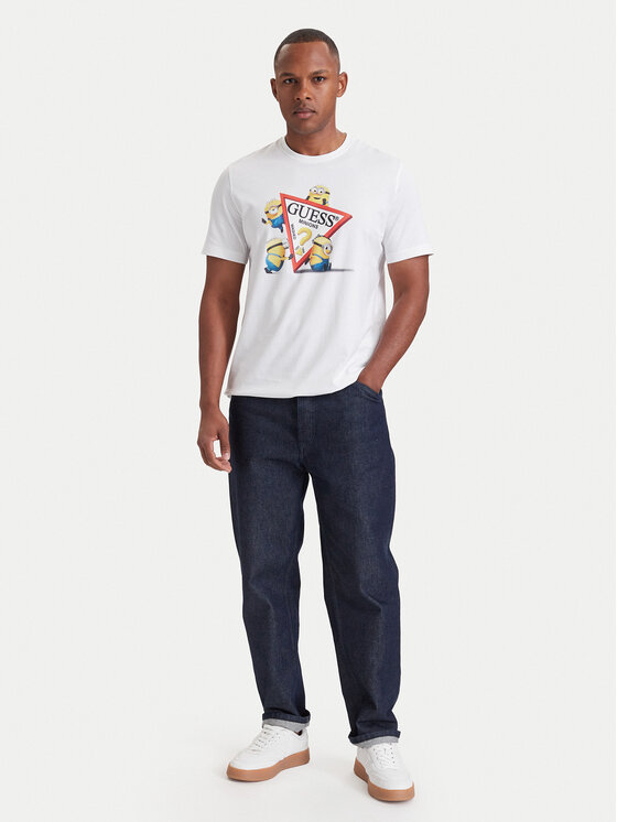 Guess Jeans Guess Jeans T-shirt M6YI84 K6412 Bianco Regular Fit