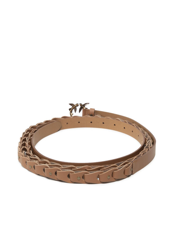 PINKO Ženski pas Pinko Love Duble Belt H2 20221 PLT01 1H2114.Y7SP Rjava