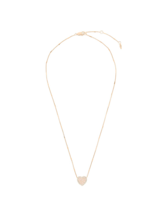 Fossil Намисто Fossil Mosaic Heart JF03164791 Золотий