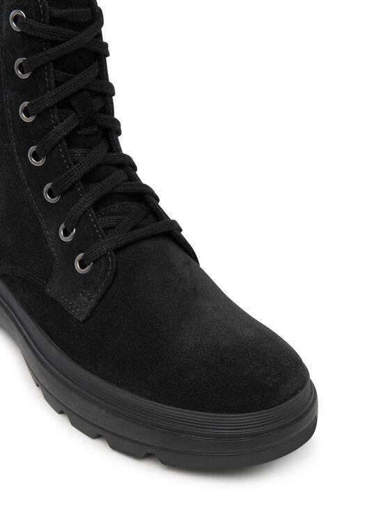 Geox Polokozačky Geox J Kiddartah Wpf J56NDA 00022 C9999 D Černá