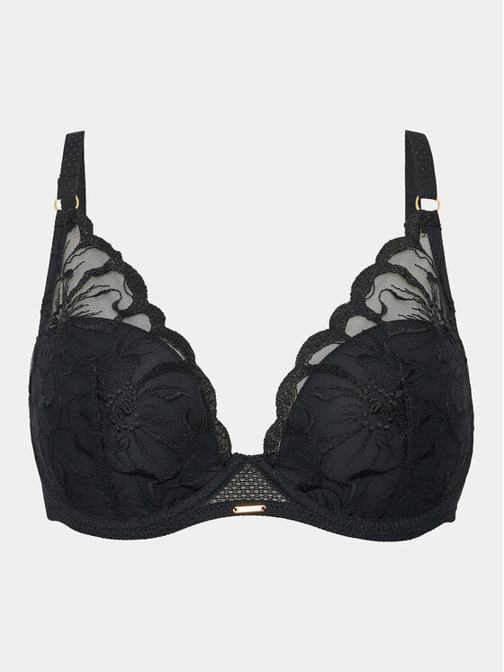 Chantelle Chantelle Бюстгальтер з підкладкою Fleurs C12M20 Чорний