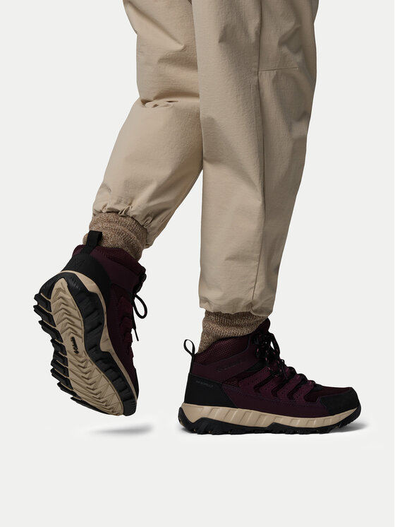 Columbia Trekking Columbia Strata Trail Mid 2078561 Tamnocrvena