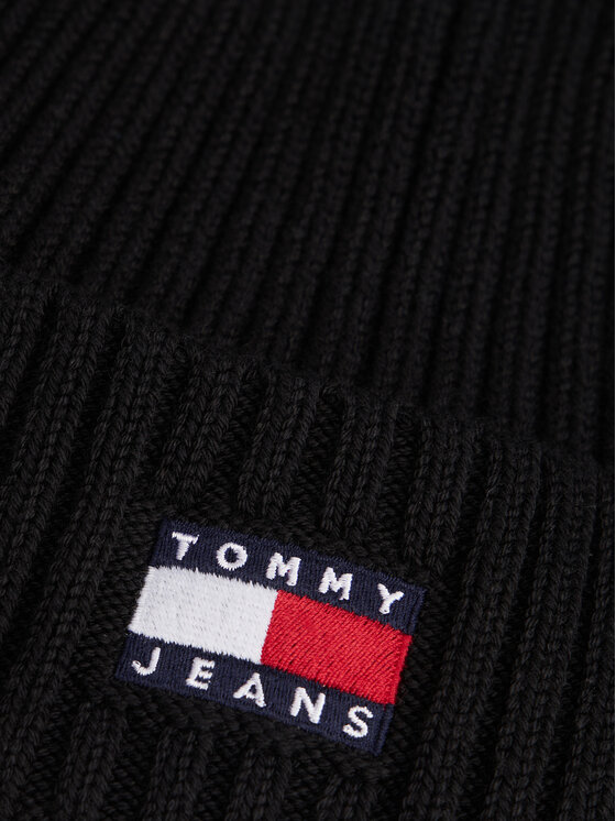 Tommy Jeans Kepurė Tommy Jeans Heritage Core AM0AM13669 Juoda