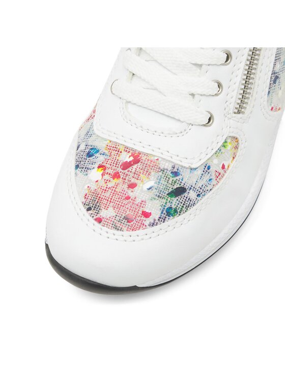 Rieker Sneakersy Rieker N1112-90 Biały