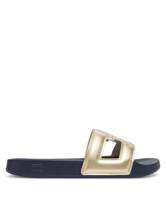 Tommy Hilfiger Natikače Tommy Hilfiger Th Pool Slide FW0FW09613 Zlatna