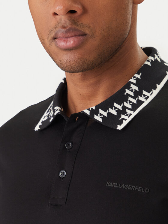KARL LAGERFELD KARL LAGERFELD Polo 745010 562200 Negro Regular Fit