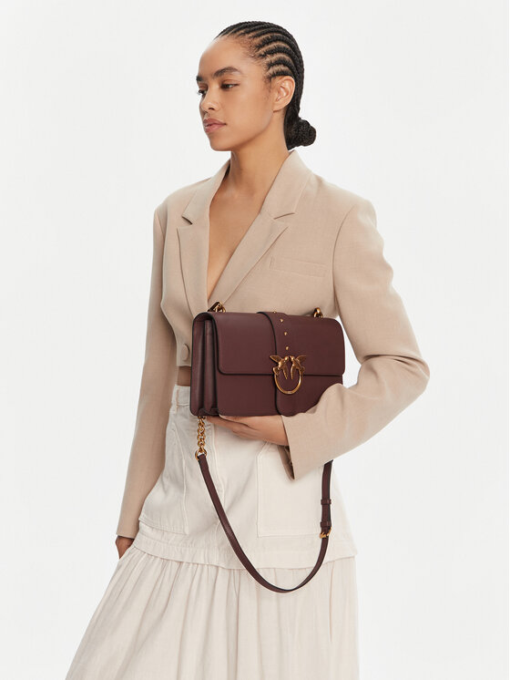 PINKO Soma PINKO Love One Classic ST.CL Al 25-26 PLTT 105857 A0F1 Bordo