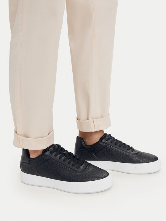 Calvin Klein Sneakersy Calvin Klein Basket Cup Oxf Lup HfHM0HM02132 Czarny