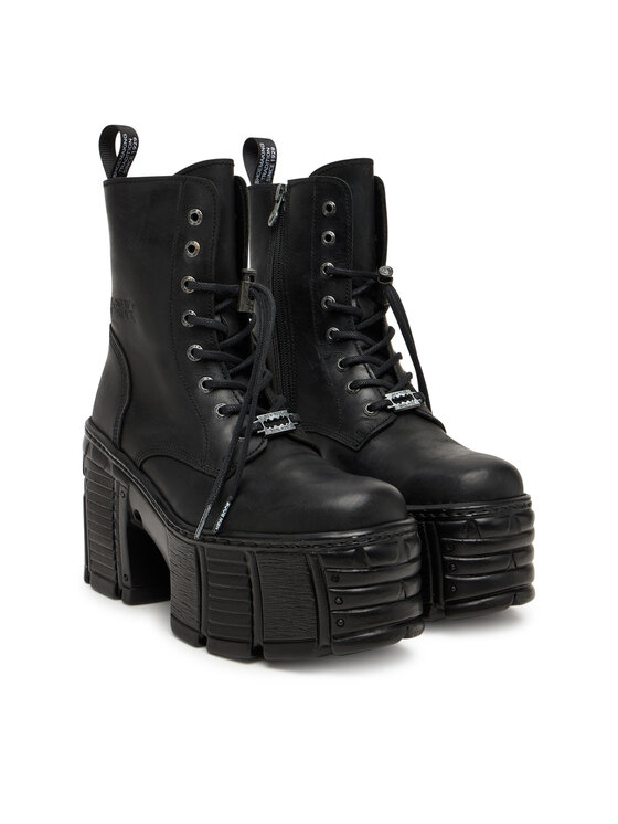 NEW ROCK Черевики NEW ROCK M-TM001-C2 Чорний