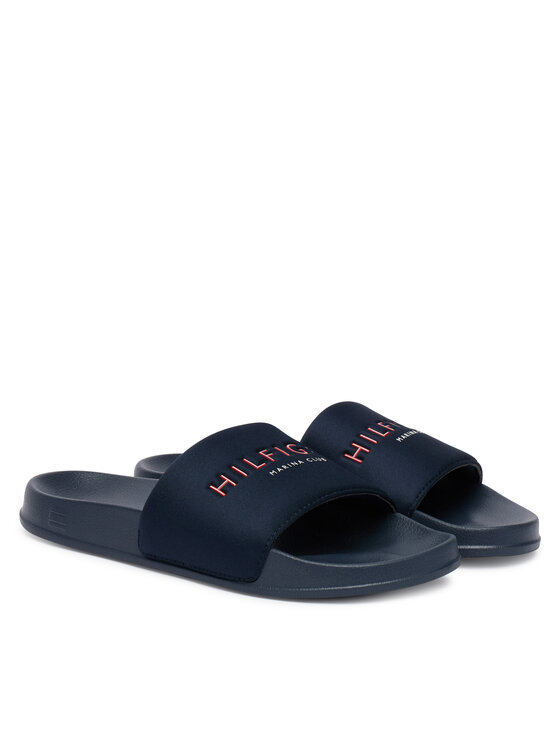 Tommy Hilfiger Παντόφλες Tommy Hilfiger Hilifger Neoprene Pool Slide FM0FM05898 Σκούρο μπλε