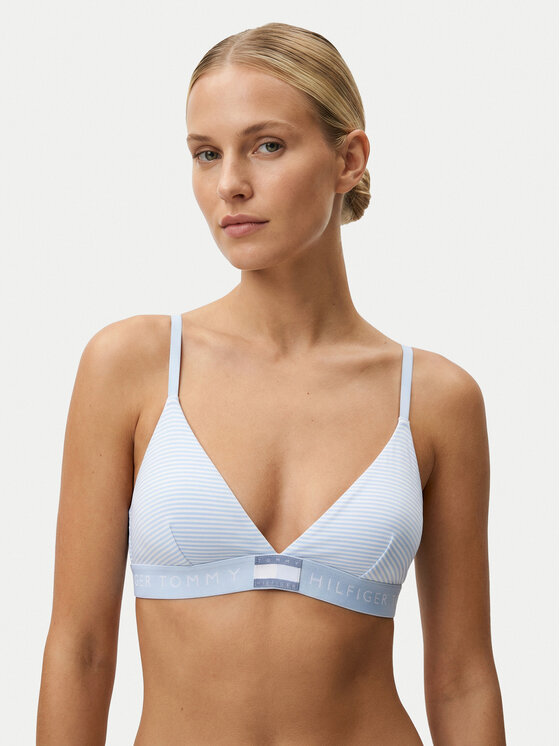 Tommy Hilfiger Tommy Hilfiger Bralette UW0UW06580 Azul claro
