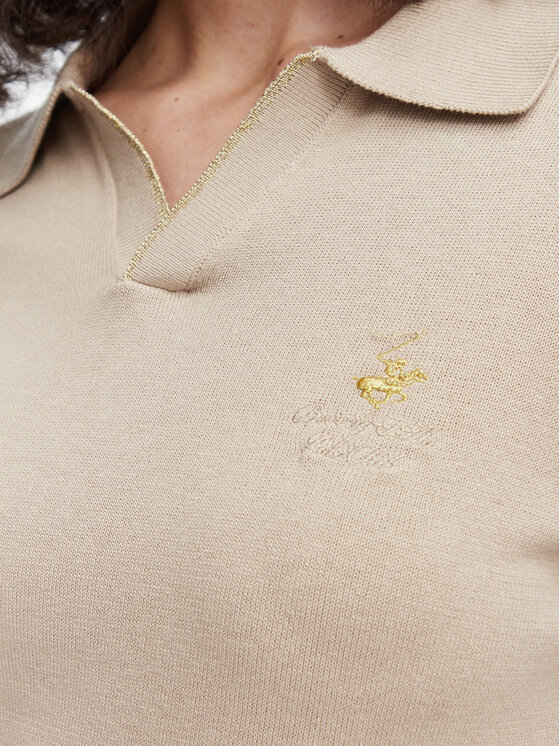 Beverly Hills Polo Club Beverly Hills Polo Club Polo P-SS26W-M550273 Beis Regular Fit