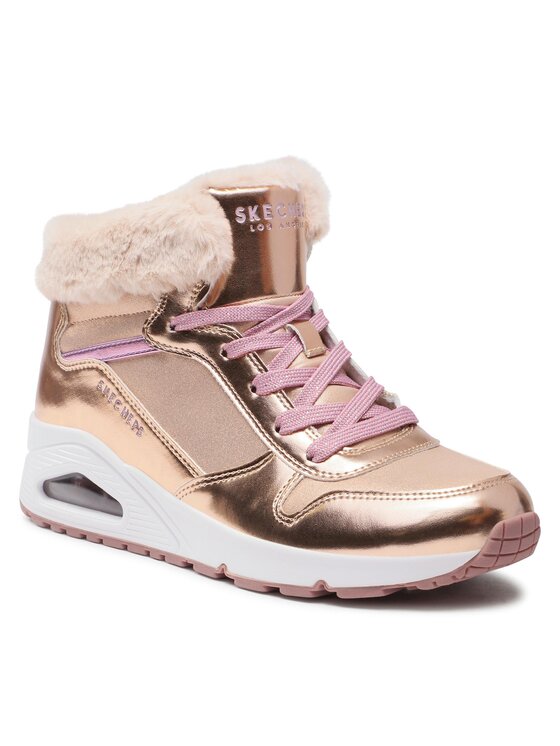 Skechers Sneakersy Skechers Uno Cozy On Air 310518L/RSGD Zlatá