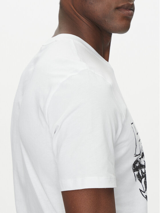HUGO HUGO Футболка Durro 50538257 Білий Regular Fit