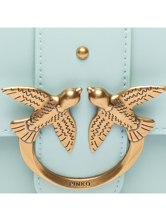 PINKO Сумка Pinko Love Mini Icon Simply 6 Cl PE 21 PLTT 1P227M Y6XT Зелений